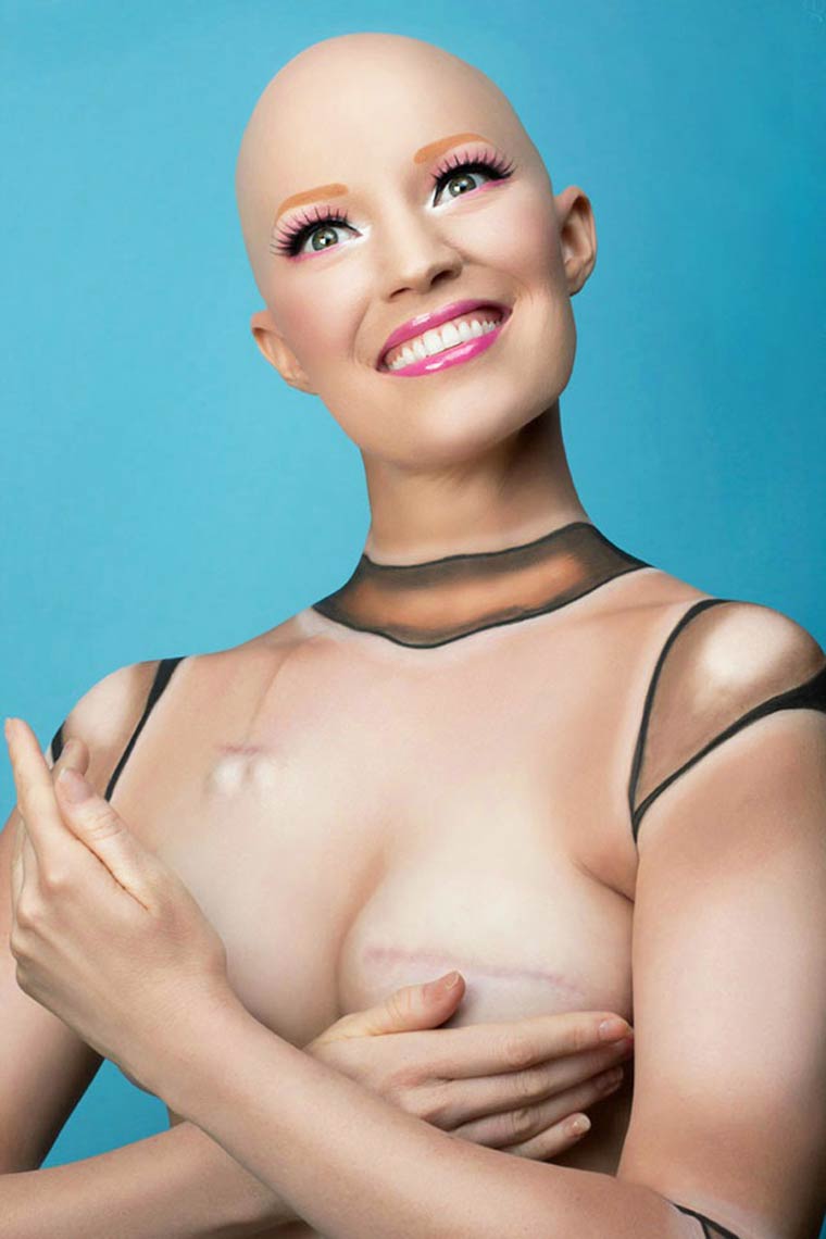 Актриса с двойной мастэктомией показала свою борьбу с раком груди при помощи творческих фотографий Аниела Макгиннесс, Aniela McGuinness, актриса сняла борьбу с раком груди, актриса сняла борьбу с раком молочной железы