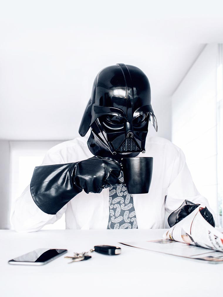 Павел Кадыш, Pawel Kadysz), повседневная жизнь Дарта Вейдера, Дарт Вейдер в повседневной жизни