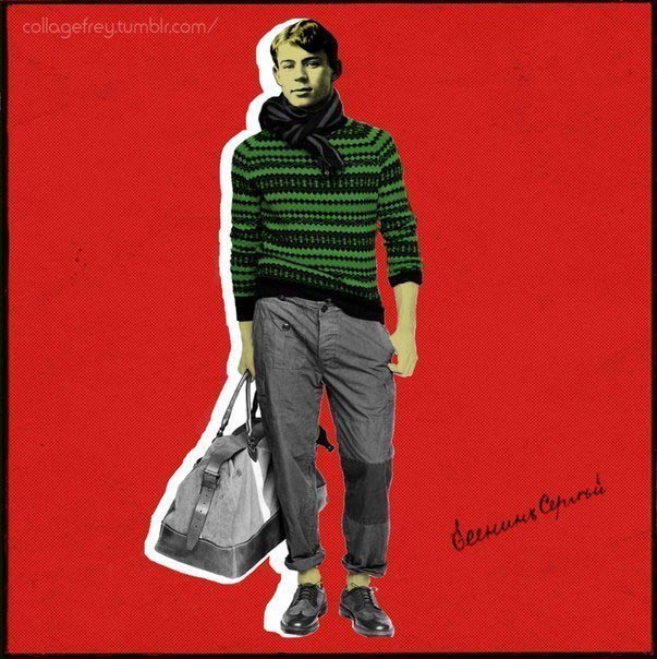 современные классики, collagefrey, классики в современных образах