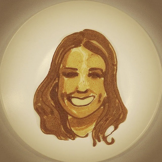 Натан Шилдс, Nathan Shield, блины в виде звёзд, знаменитости в виде блинов