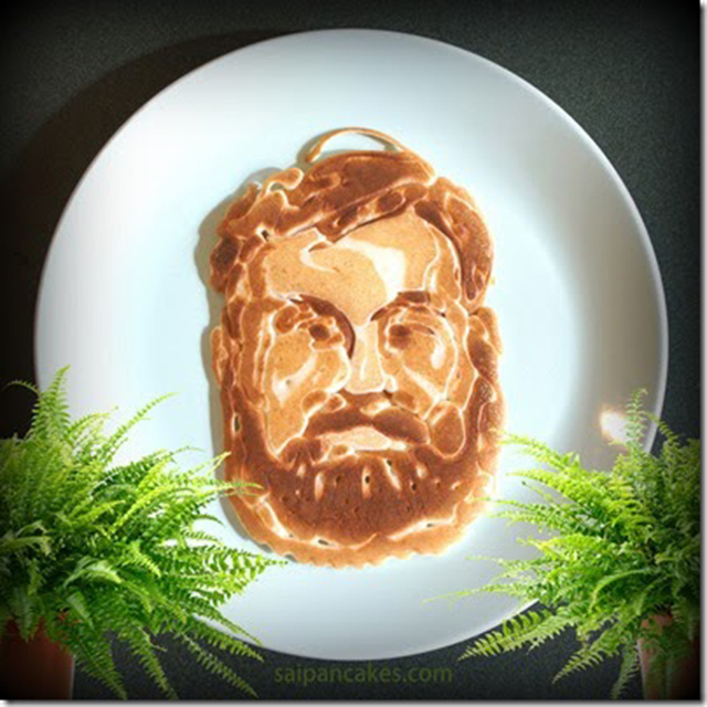 Натан Шилдс, Nathan Shield, блины в виде звёзд, знаменитости в виде блинов