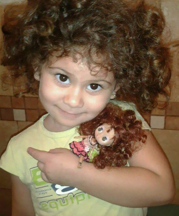 дети как игрушки, дети похожие на своих кукол