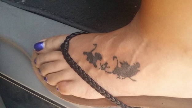 диснеевские татуировки, татуировки дисней