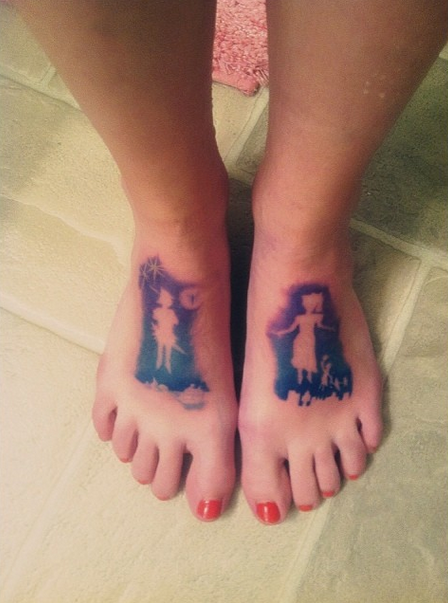 диснеевские татуировки, татуировки дисней