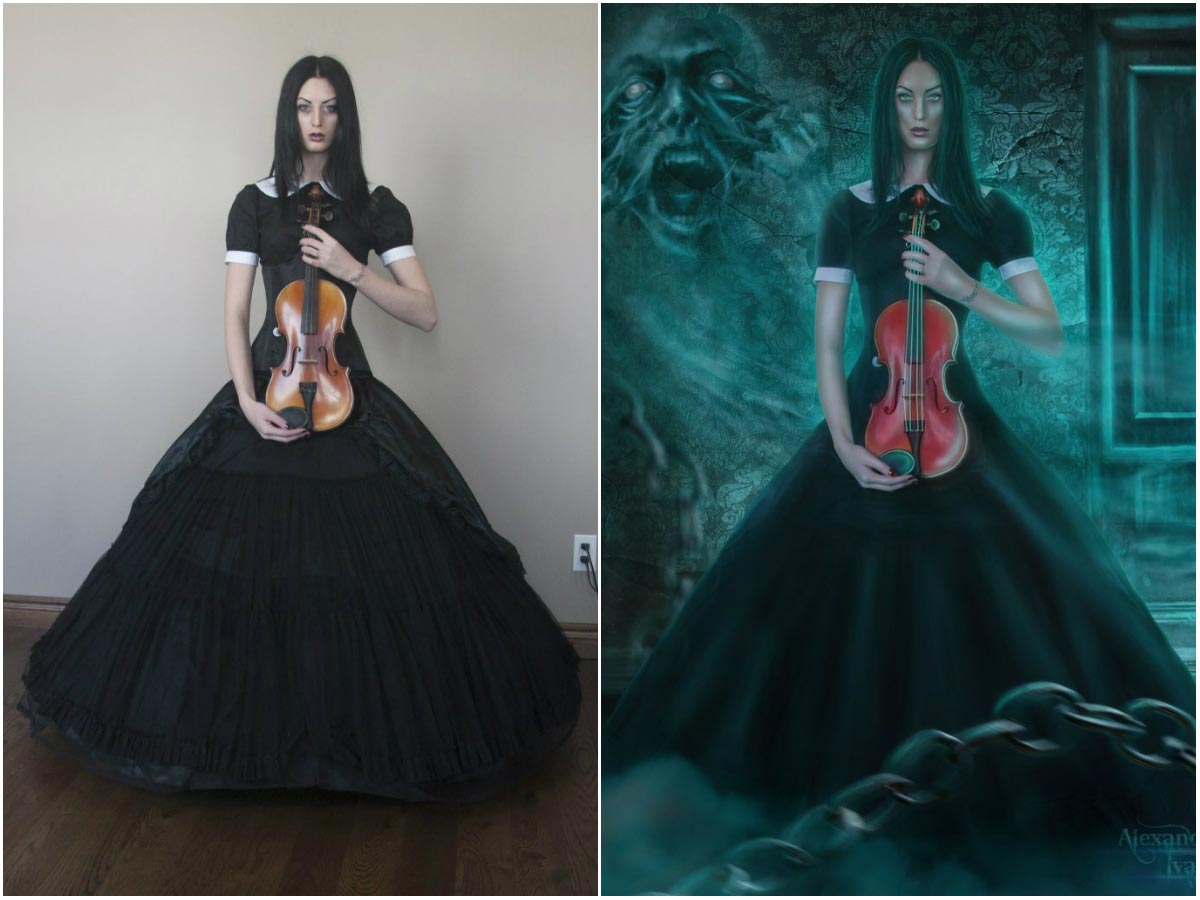 до и после фотошопа, красивый фотошоп