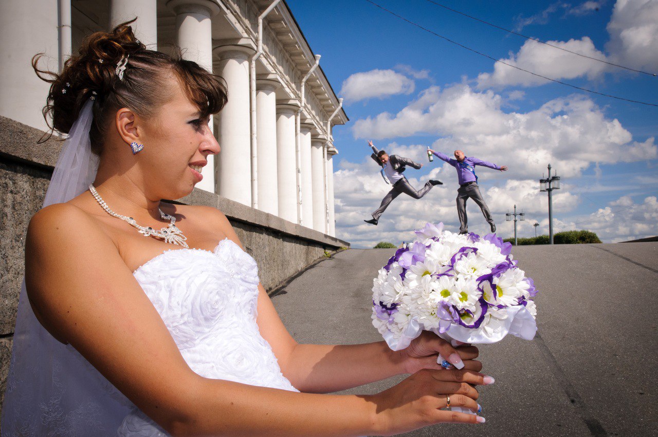 Безумие в чистом виде или 25 нелепых свадебных фотографий, глядя на которые вам тут же перехочется жениться True Russsian Wedding, русская свадьба, свадебные приколы, безумная свадьба