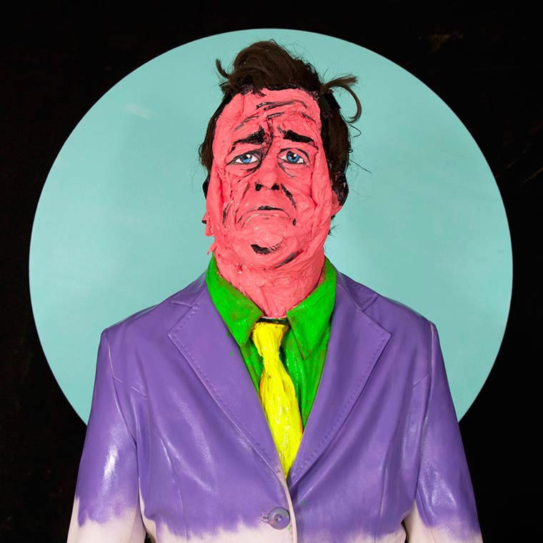 Painting Surgeries,Мари-Лу Десмолес, Marie-Lou Desmeules, знаменитсоти из пластика и краски, превращение людей в знаменитостей пластик краски