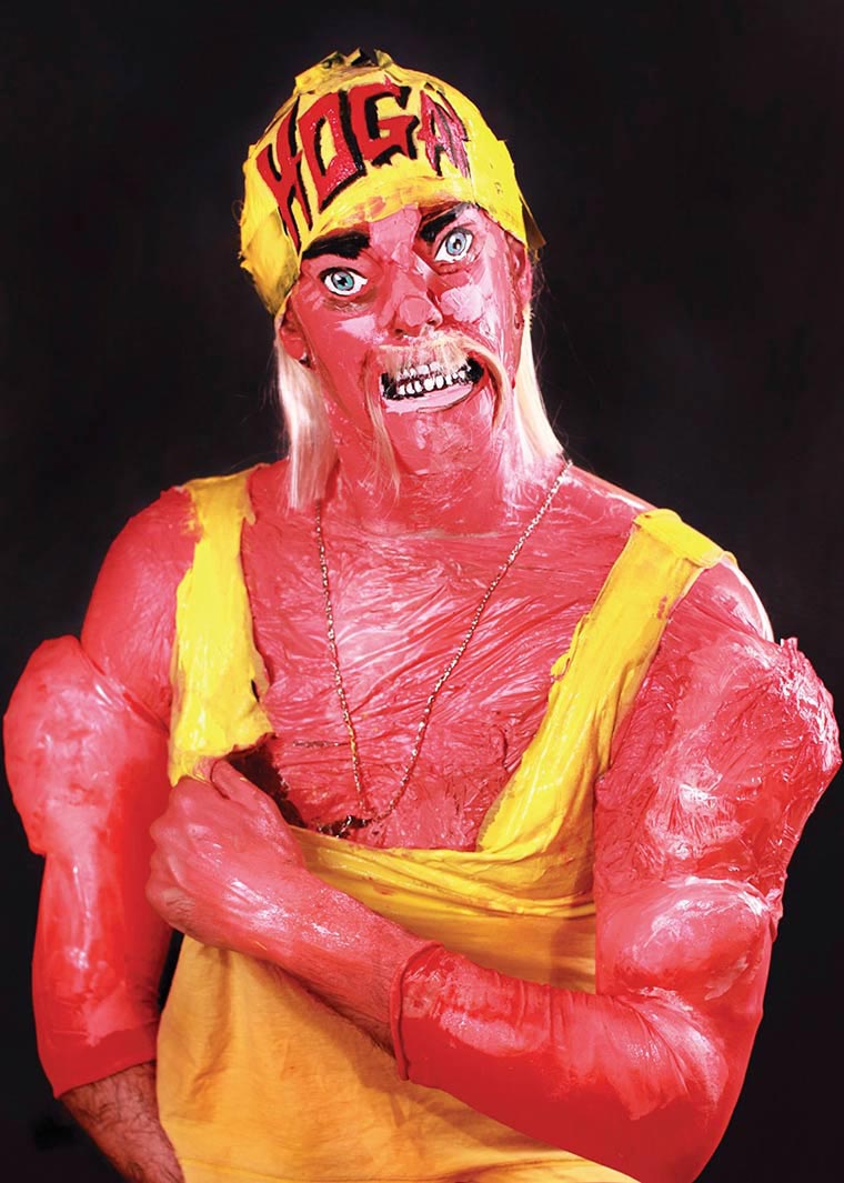 Painting Surgeries,Мари-Лу Десмолес, Marie-Lou Desmeules, знаменитсоти из пластика и краски, превращение людей в знаменитостей пластик краски