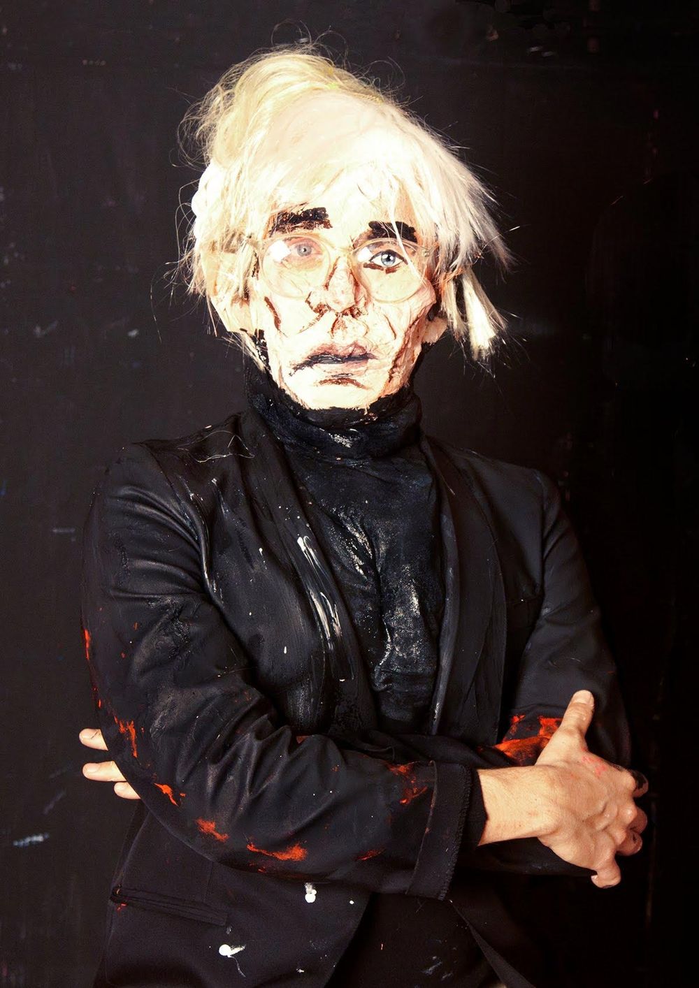 Painting Surgeries,Мари-Лу Десмолес, Marie-Lou Desmeules, знаменитсоти из пластика и краски, превращение людей в знаменитостей пластик краски