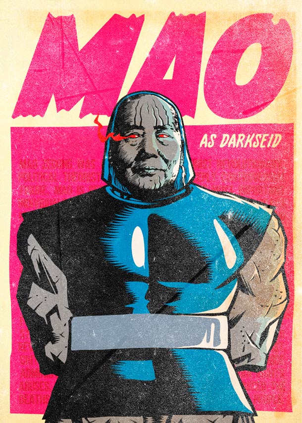 реальные суперзлодеи, диктаторы в образах суперзлодеев, диктаторы суперзлодеи из комиксов