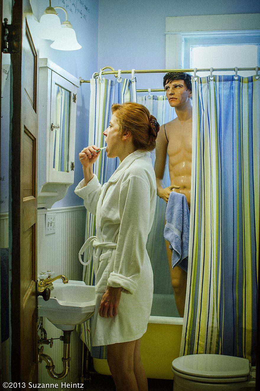 Я вышла замуж за манекена, семья манекенов,Сюзанна Хайнс, Suzanne Heintz