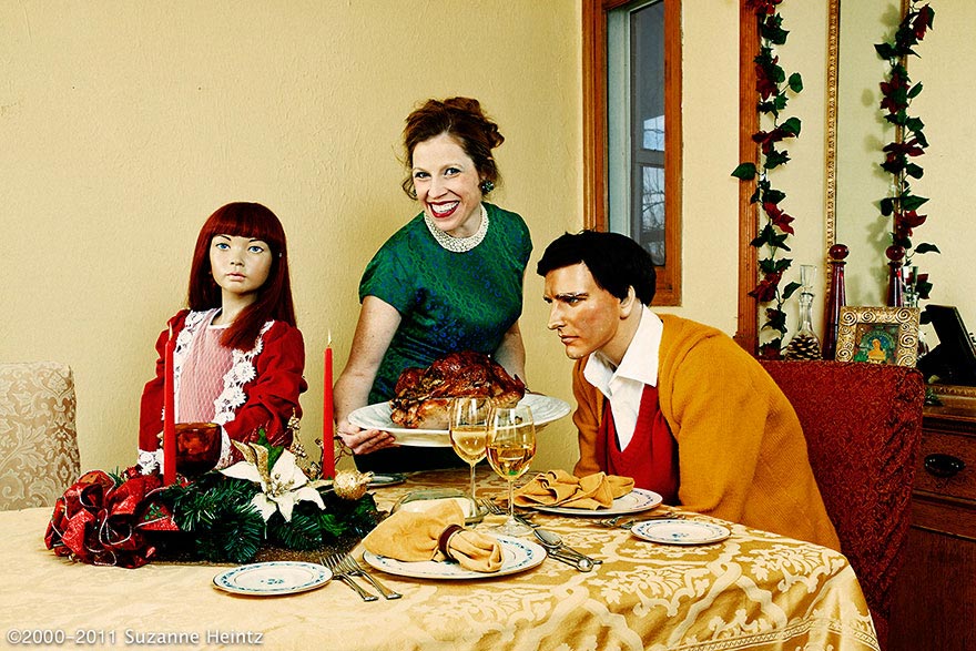 Я вышла замуж за манекена, семья манекенов,Сюзанна Хайнс, Suzanne Heintz