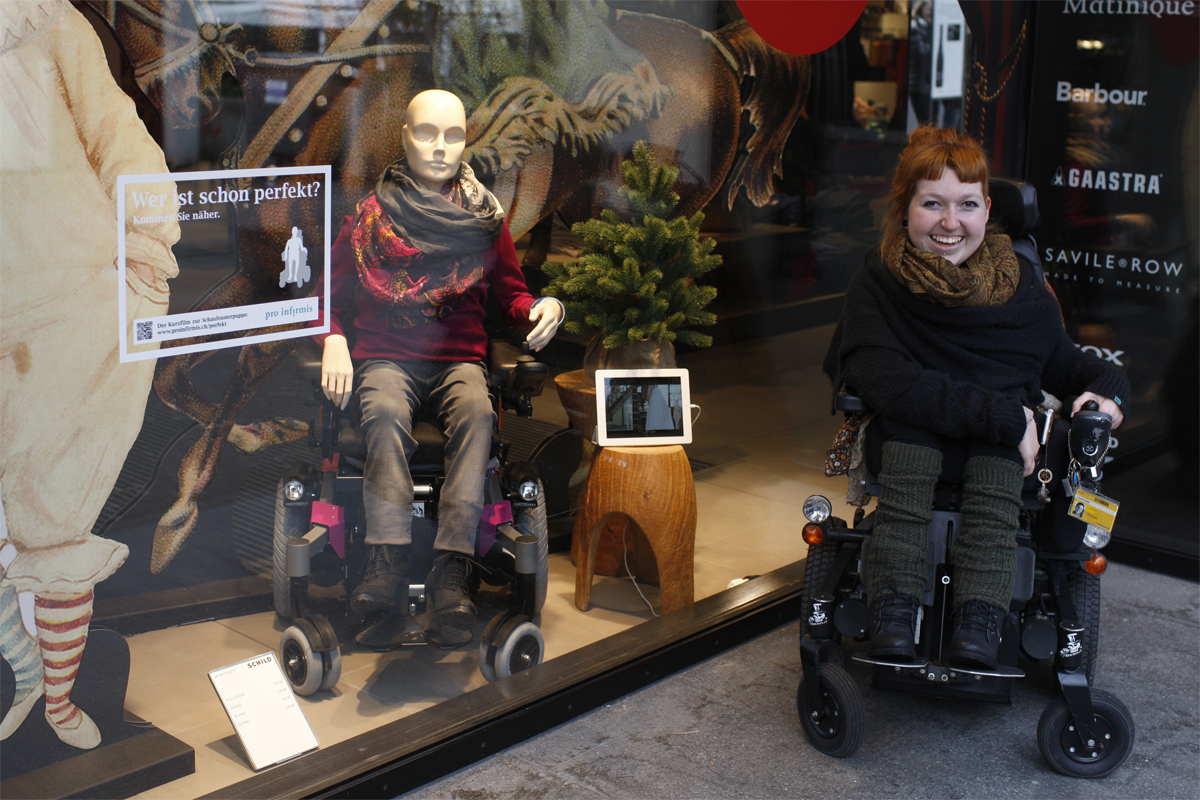 кто идеален, Pro Infirmis, Because who is perfect, манекены-инвалиды