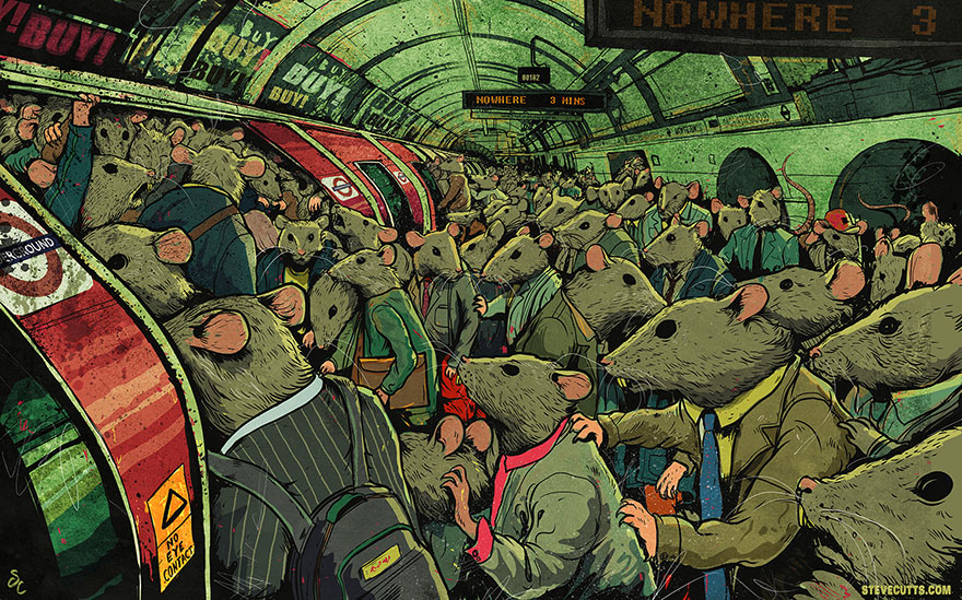 правда о сегодняшнем мире, современный мир, Стив Каттс, Steve Cutts