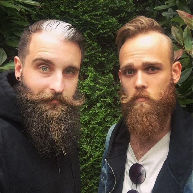 Бородатое искусство, бороды как искусство, парни украшают свои бороды