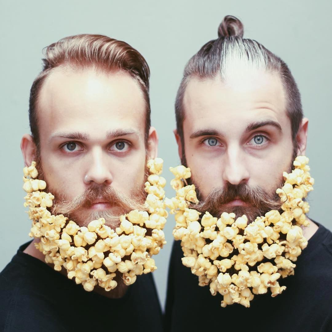 Бородатое искусство, бороды как искусство, парни украшают свои бороды