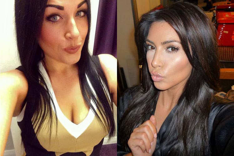 похудела стать похожей на Ким Кардашьян, девушка похудела стать похожей на Ким Кардашьян, девушка фигура Ким Кардашьян