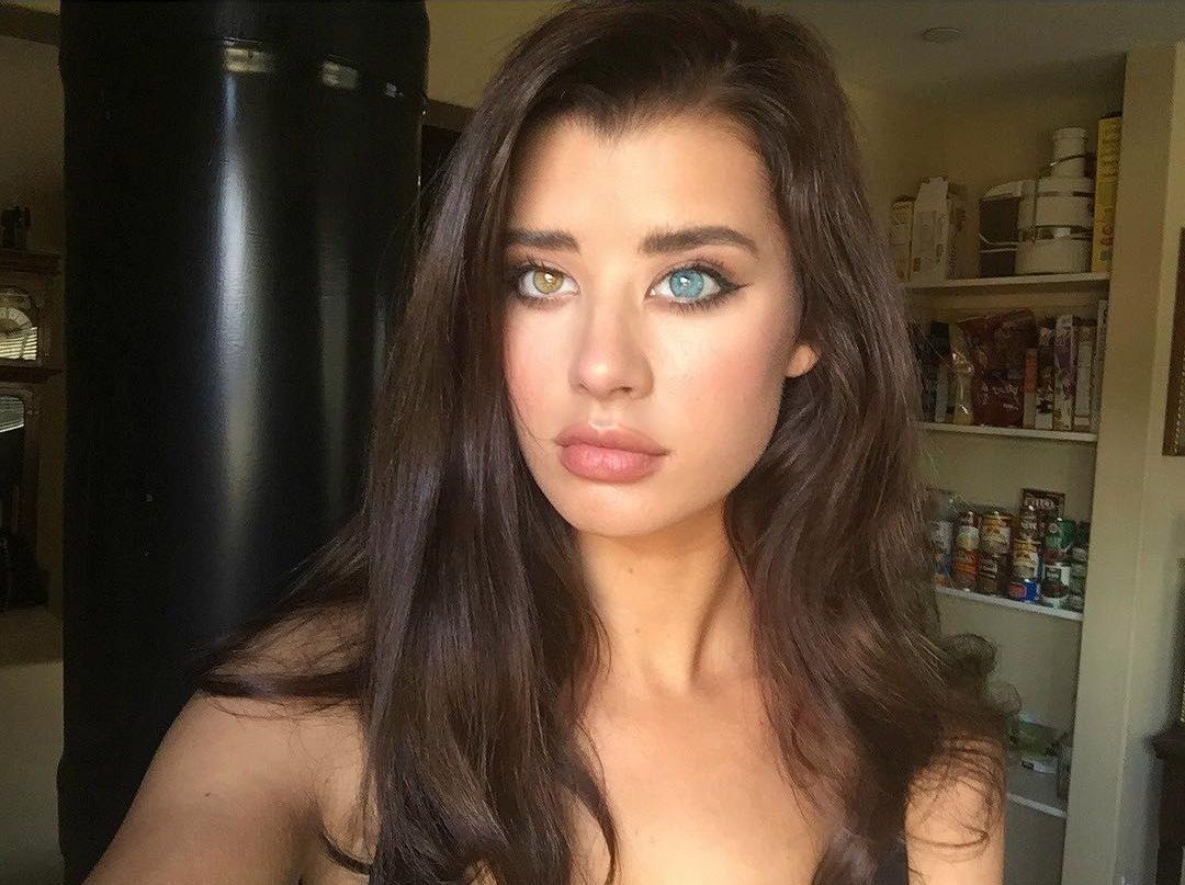  модель с разноцветными глазами, Сара МакДэниэл, Sarah McDaniel