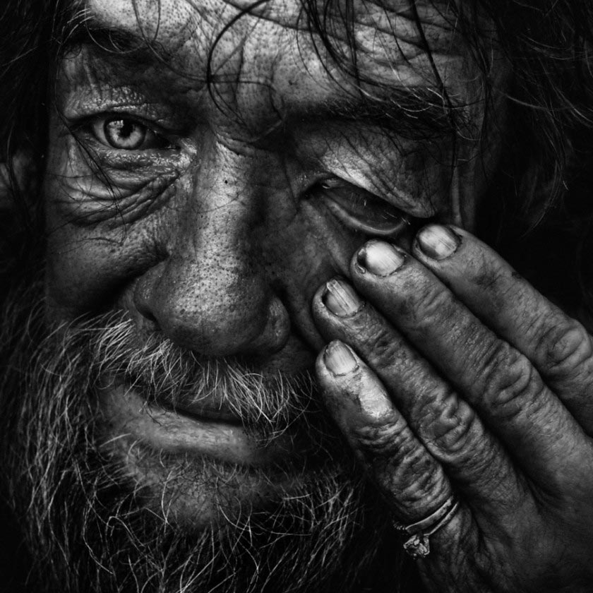 бездомные, портреты бездомных, Ли Джеффрис, Lee Jeffries