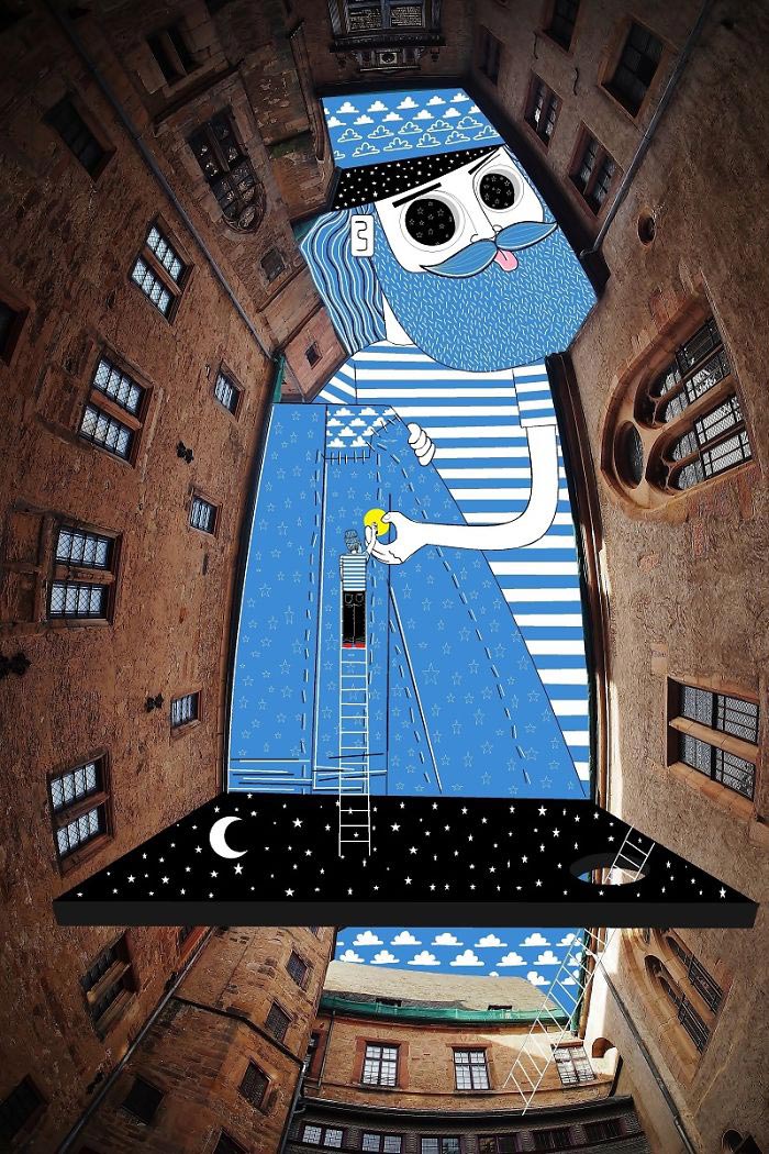 Томас Ламадью, Thomas Lamadieu, Roots Art, небо в качестве холста