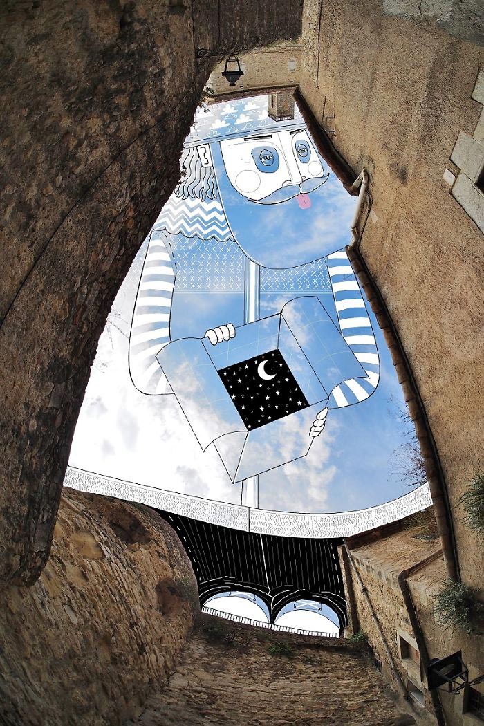 Томас Ламадью, Thomas Lamadieu, Roots Art, небо в качестве холста