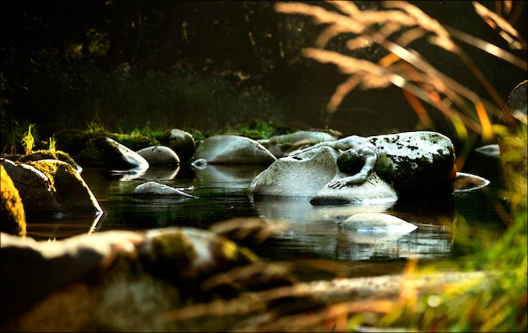 маскировка боди-арт, боди-маскировка, модели замаскированные под природу