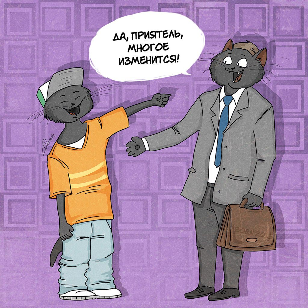 А что бы вы сказали себе 15-летнему, будучи взрослым? Bird Born, коты Bird Born, что бы вы сказали себе 15-летнему