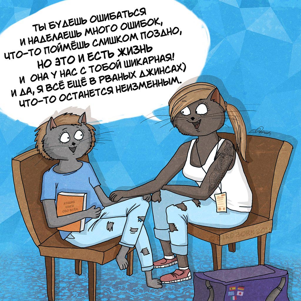 А что бы вы сказали себе 15-летнему, будучи взрослым? Bird Born, коты Bird Born, что бы вы сказали себе 15-летнему