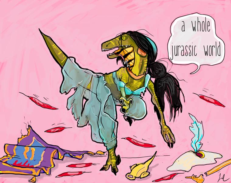 Лора Купер,Laura Cooper, диснеевские принцессы динозавры, диснеевские принцессы рапторы, рапторы принцессы диснея, 