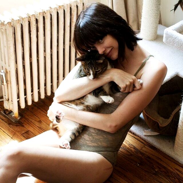 Брайан Виллс, Brianne Wills, девушки со своими котами, девушки с кошками которых они приютили