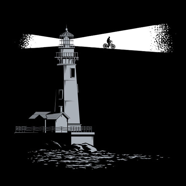 Flying mouse 365, Остроумные иллюстрации, оптические иллюзии