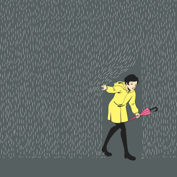 Flying mouse 365, Остроумные иллюстрации, оптические иллюзии