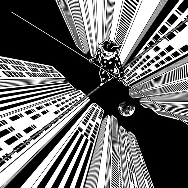 Flying mouse 365, Остроумные иллюстрации, оптические иллюзии