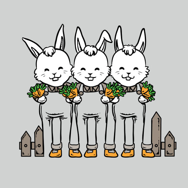 Flying mouse 365, Остроумные иллюстрации, оптические иллюзии