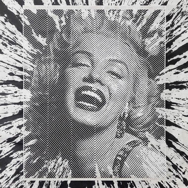 Ю Хена, Yoo Hyun, вырезанные портреты знаменитостей, портреты вырезанные из бумаги