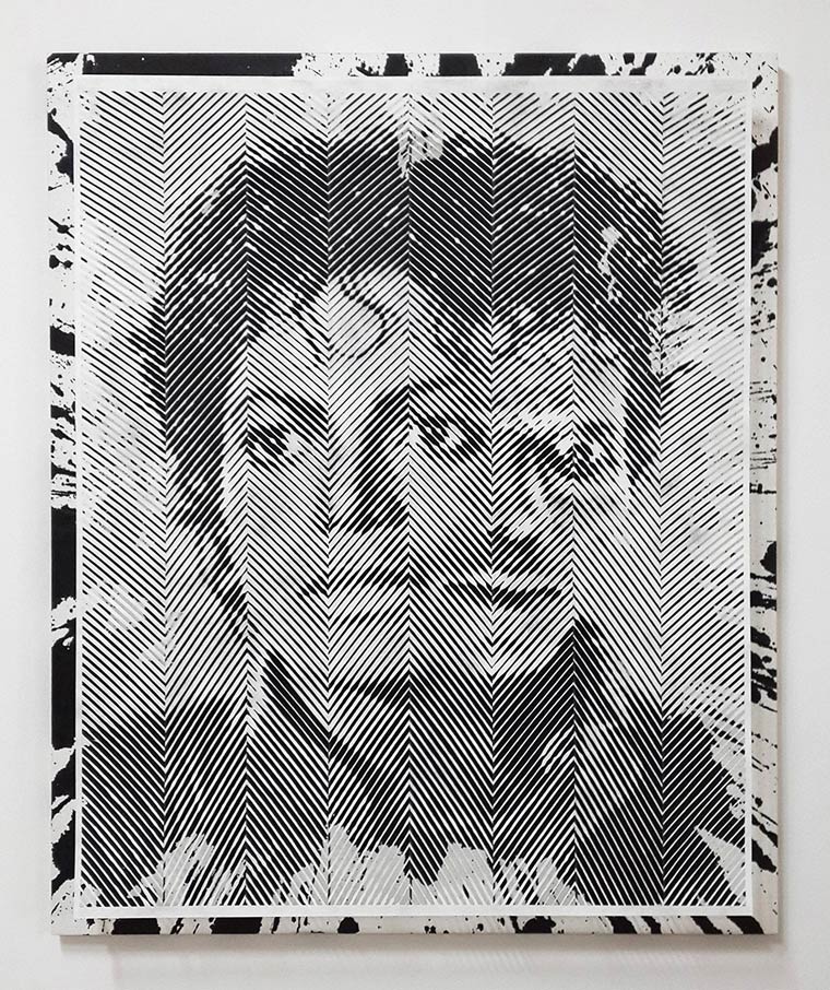 Ю Хена, Yoo Hyun, вырезанные портреты знаменитостей, портреты вырезанные из бумаги