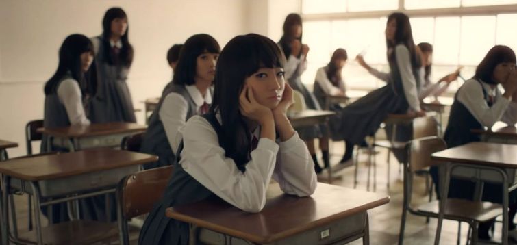 японские школьницы на самом деле парни, сила макияжа, тайна японских школьниц, реклама shiseido