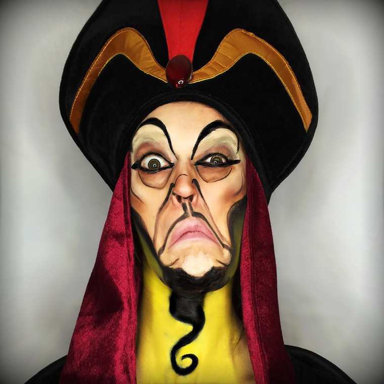 Ребекка Свифт, Rebecca Swift, Pop Culture Makeup, превращает себя в персонажей и знаменитостей макияж