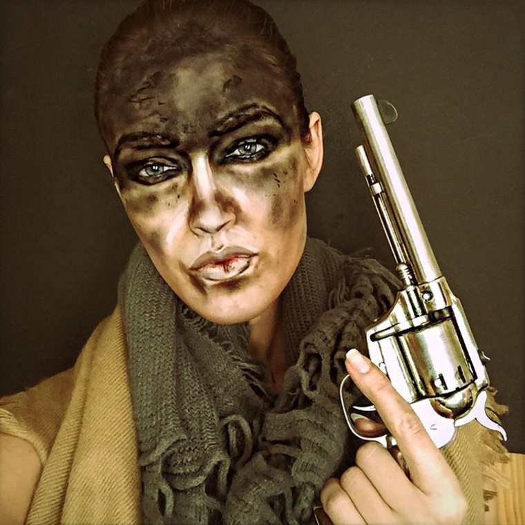 Ребекка Свифт, Rebecca Swift, Pop Culture Makeup, превращает себя в персонажей и знаменитостей макияж