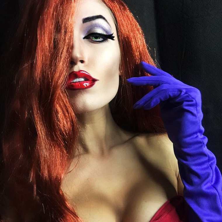 Ребекка Свифт, Rebecca Swift, Pop Culture Makeup, превращает себя в персонажей и знаменитостей макияж