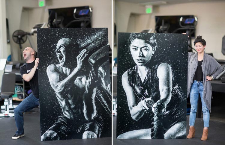 Бенджамин Фон Вонг, Benjamin Von Wong, офисные работники спортсмены