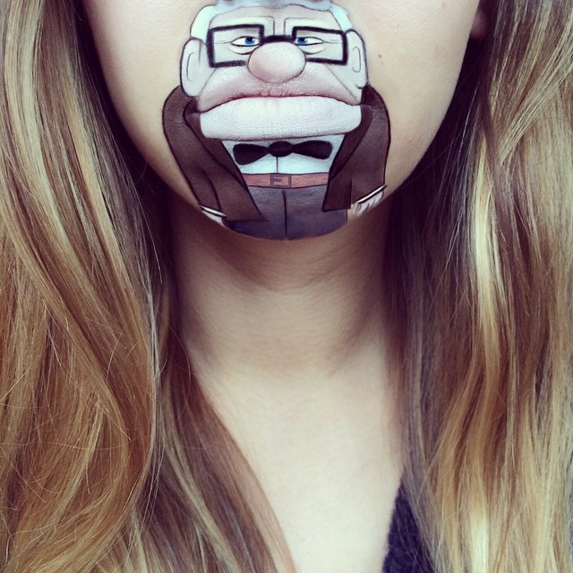 Лаура Дженкинсон, Laura Jenkinson. Персонажи известных мультфильмов на губах