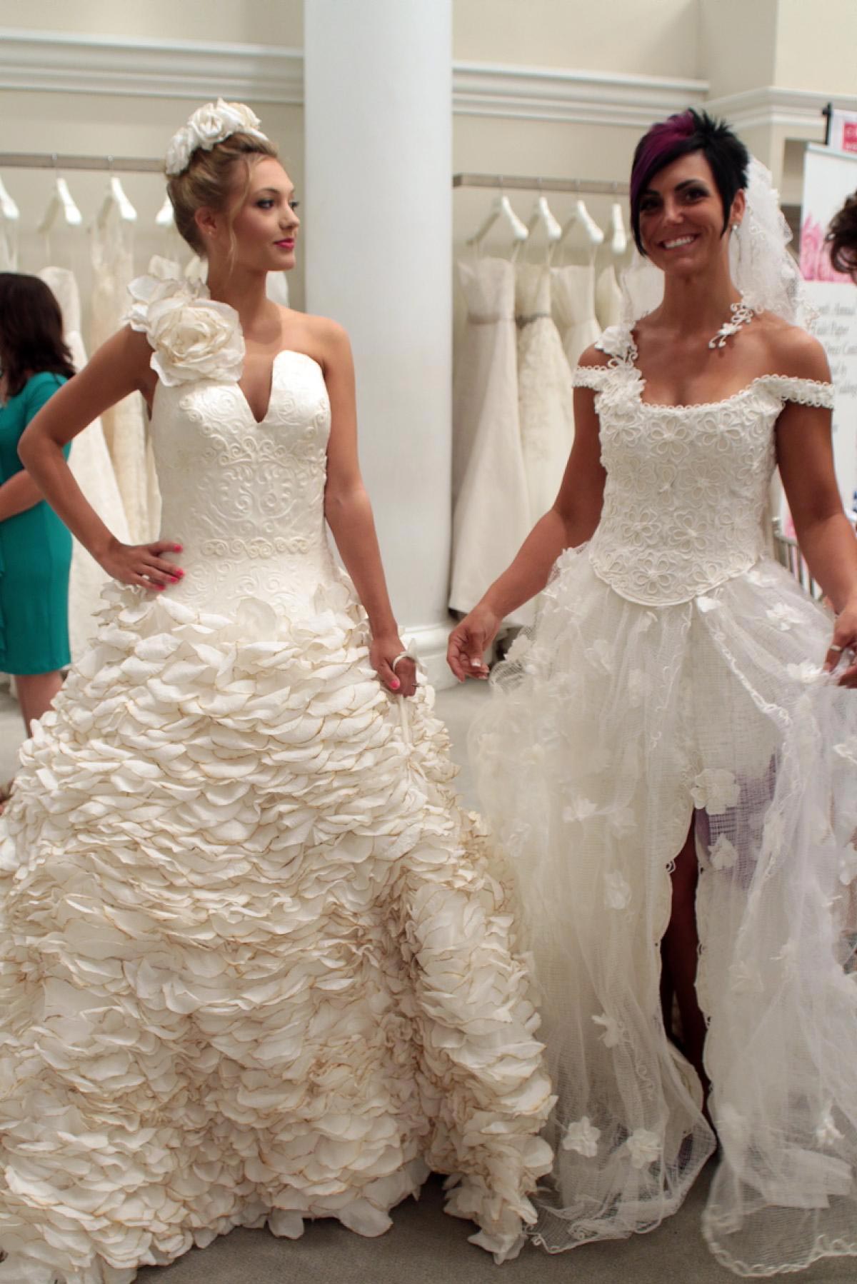 конкурс свадебных платьев из туалетной бумаги, платья из туалетной бумаги, 11th Annual Toilet Paper Wedding Dress Contest