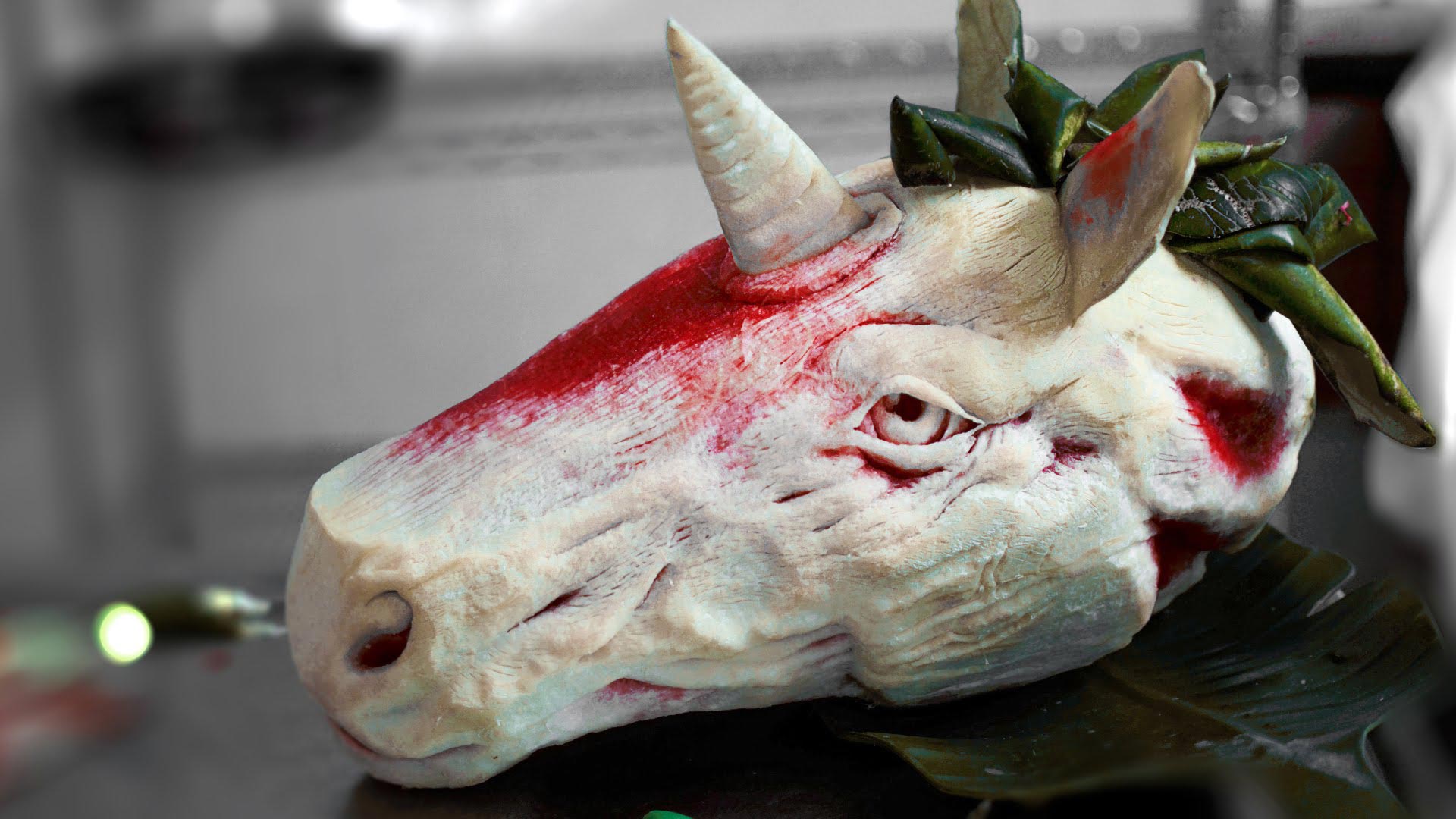 Арбузных дел мастер: скульптор превратил обыкновенный арбуз в жуткого дракона Валериано Фатика, Valeriano Fatica, дракон из арбуза