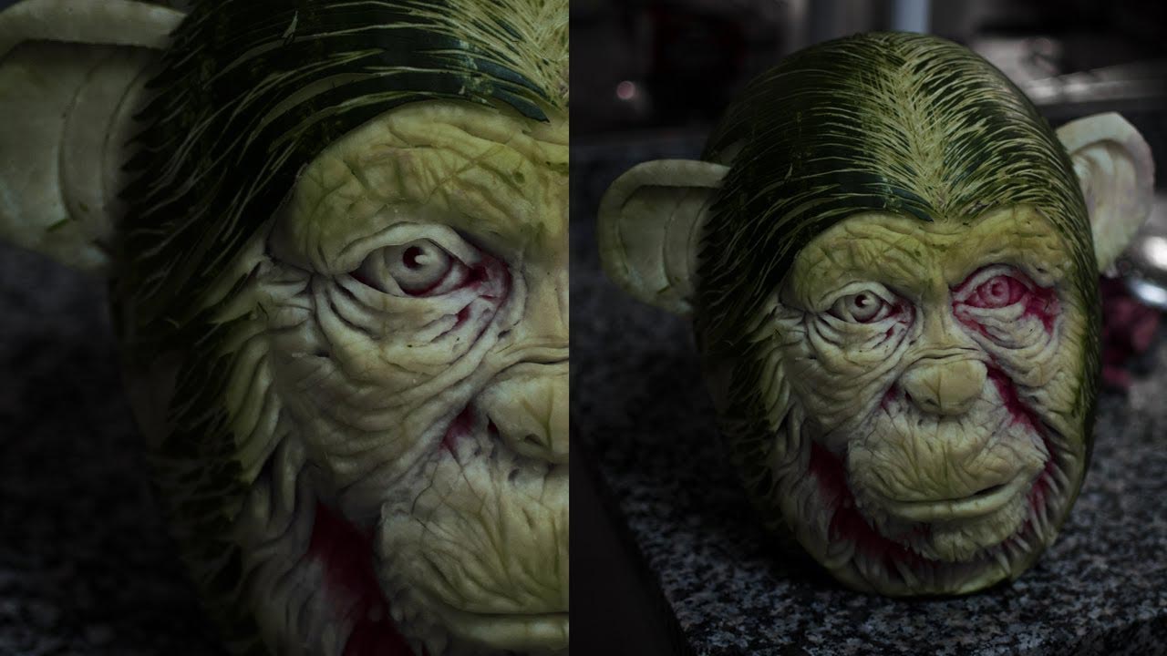 Арбузных дел мастер: скульптор превратил обыкновенный арбуз в жуткого дракона Валериано Фатика, Valeriano Fatica, дракон из арбуза