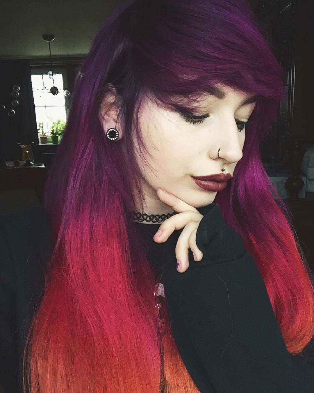 Волосы цвета заката,  Sunset hair