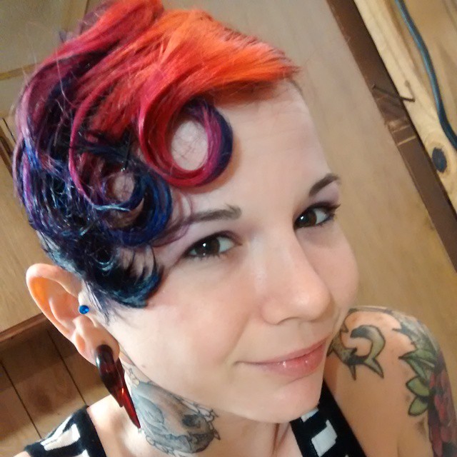 Волосы цвета заката,  Sunset hair