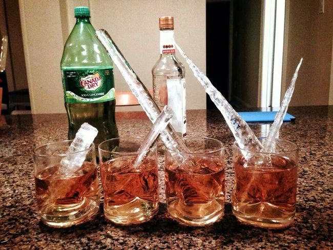 гениальное использование снега, снег это весело, приколы со снегом