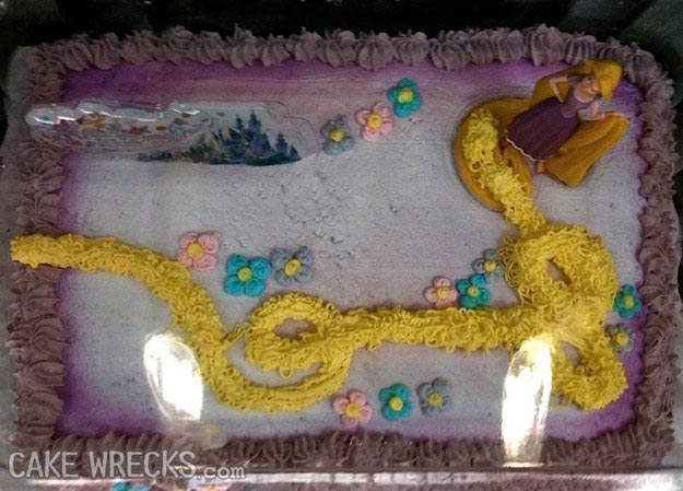 Disney Cake Fails, ужасные торты, nailed it, торты в виде диснеевских персонажей 
