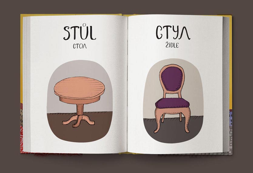 весёлый чешско-русский словарь, чешские слова